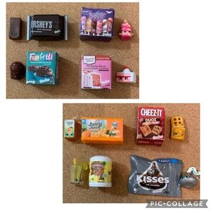 Mini Brands Shopkins Lot-Hershey’s, Funfetti, Popsicle,Cake,Juice,Cheez-It